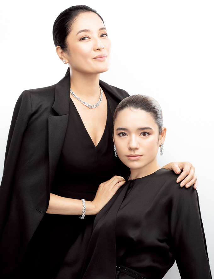 熊沢千絵さんとルチアさん親子