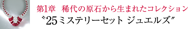 第1章 稀代の原石から生まれたコレクション 25ミステリーセット ジュエルズ